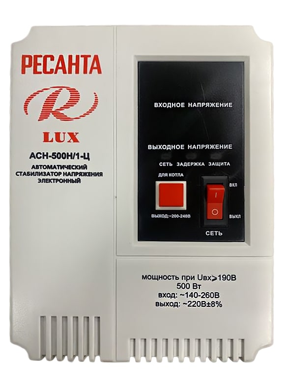Стабилизатор Ресанта АСН-500Н/1-Ц LUX